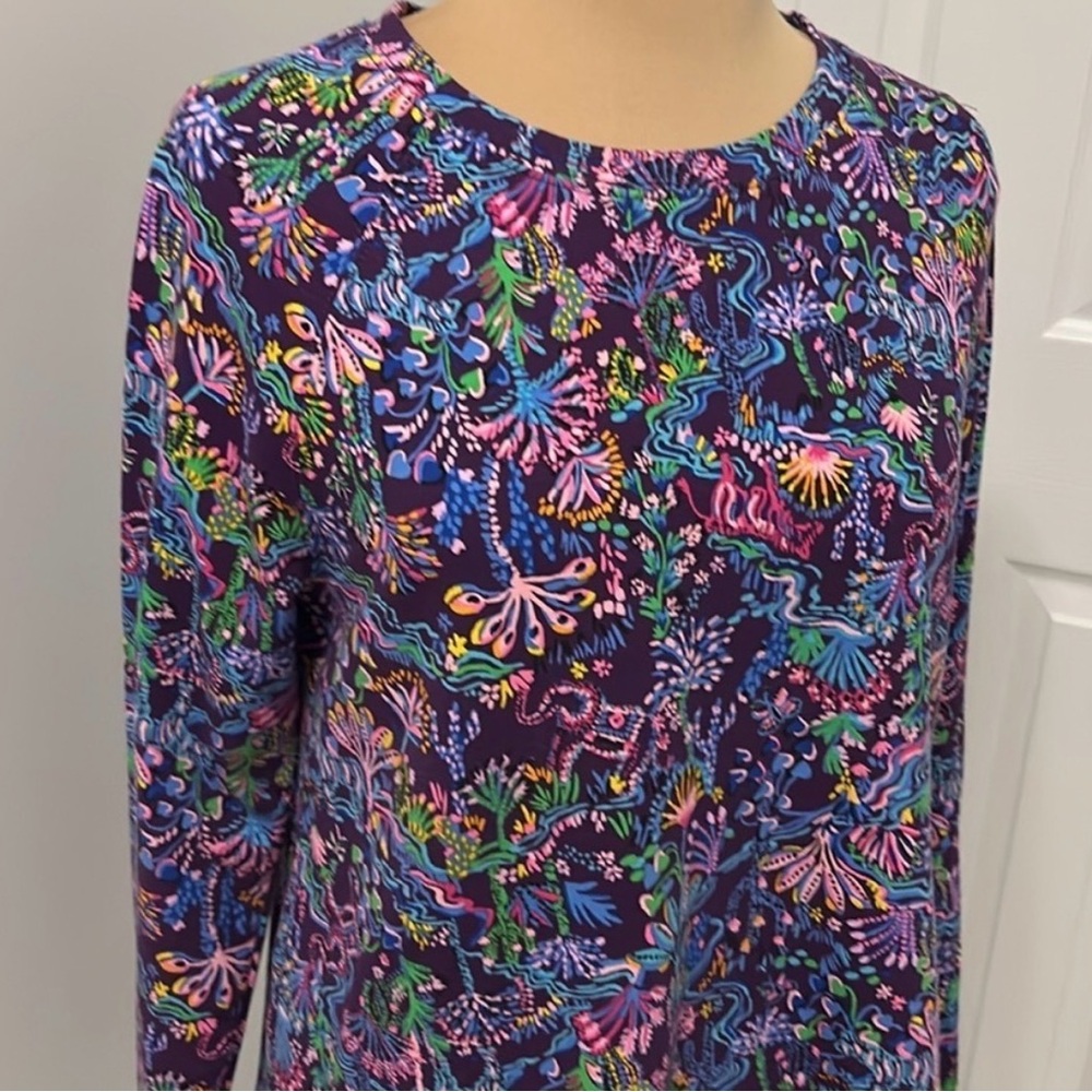 🌸EUC Lilly Pulitzer Blythe Vibrant Multicolor Long Sleeve Pullover - Picture 6 of 6